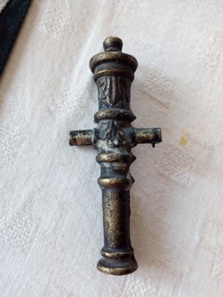 cannone in ottone modellino antico