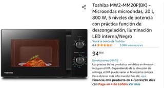 MICROONDAS TOSHIBA