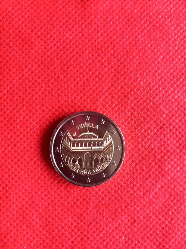 Moneda de 2 euros España 2024.