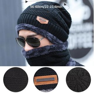 SET DE GORRO Y CALIENTACUELLOS BLACK
