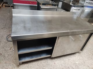 MESA ACERO INOX 1,6 M DISTFORM