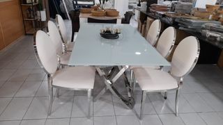 SUPER OFERTA MESA Y SEIS SILLAS VANGUARDIA