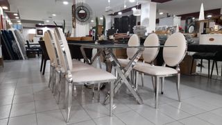 SUPER OFERTA MESA Y SEIS SILLAS VANGUARDIA