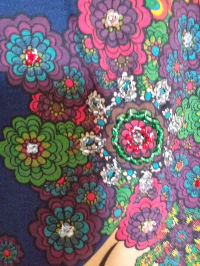 Vestito donna Desigual XS S in pizzo etnico