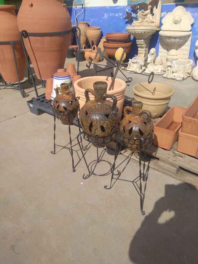 Juego cantaros rústicos 