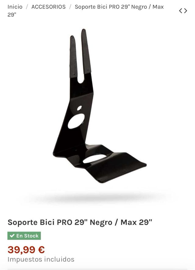 Soporte de bicicleta PRO 29”