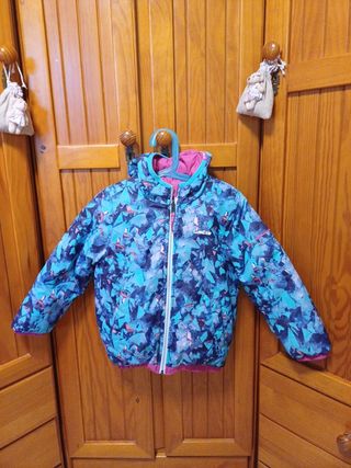 Chaqueta de nieve reversible niña