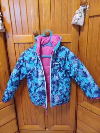 Chaqueta de nieve reversible niña