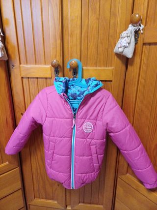 Chaqueta de nieve reversible niña