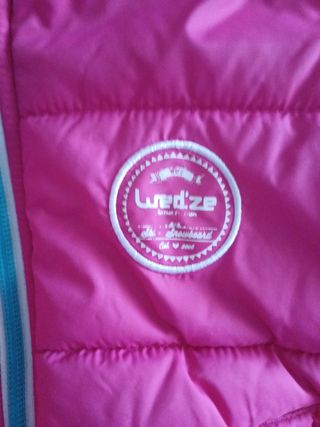 Chaqueta de nieve reversible niña