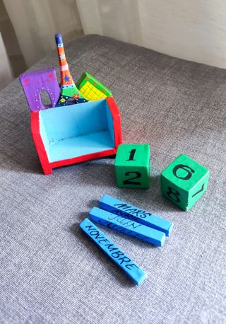 Portafoto e calendario da scrivania Parigi