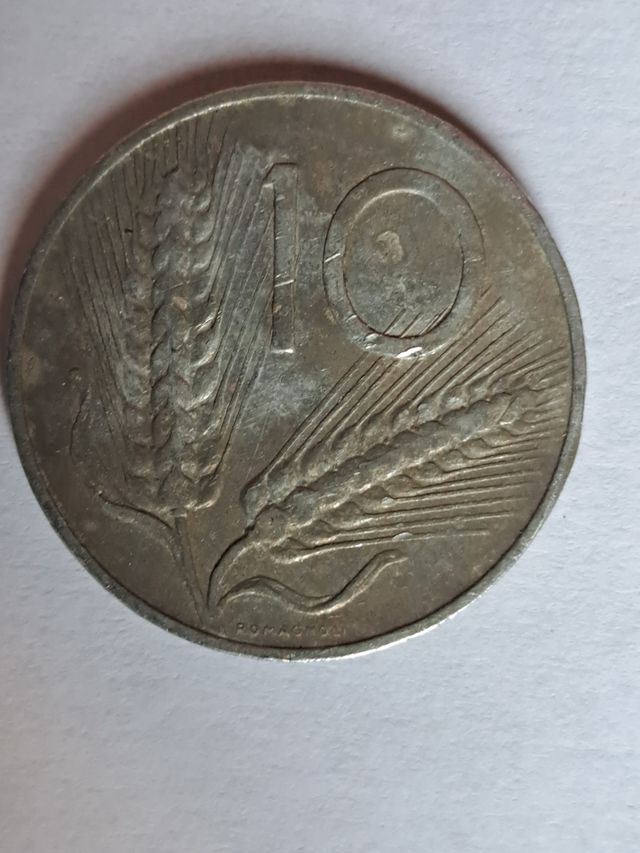 10 lire 1956 1955 1954