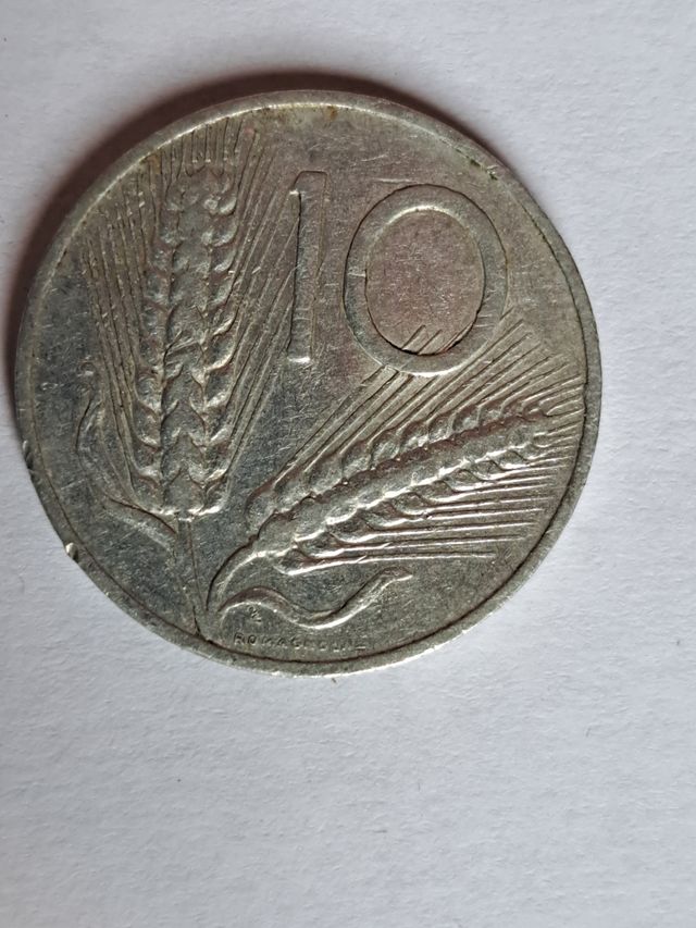 10 lire 1956 1955 1954