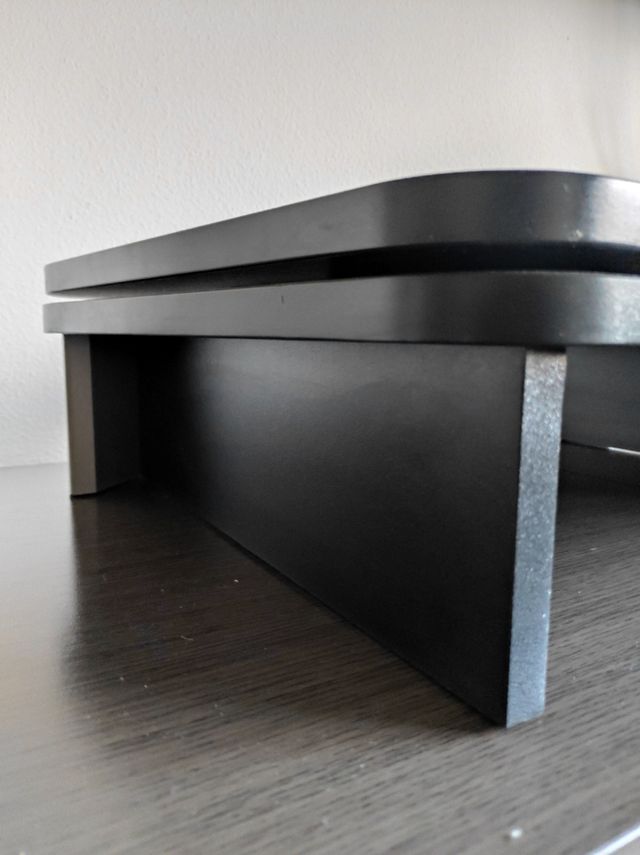 Base giratoria televisión madera 🌑 y gris