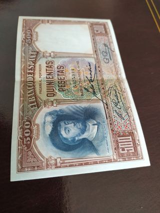 Billete de 500 pesetas 1931