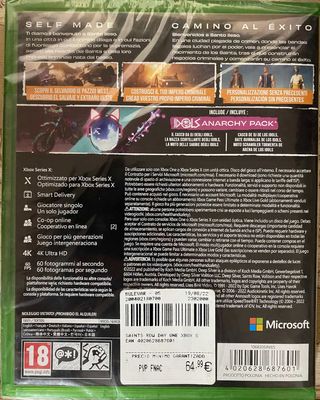 Saint's Row Day One XBOX One / Xbox Series S & X