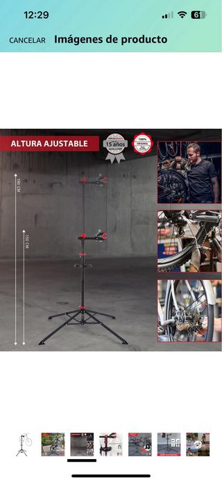 Caballete bicicleta