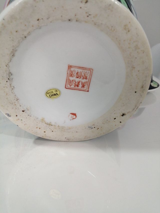 Jarrón chino. "No de tienda de chinos"