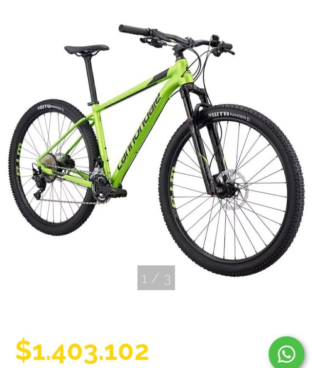 Bicicleta 29 de Cannondale caad one trail 