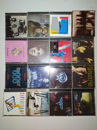 LOTE COLECCIÓN PACK CDS MÚSICA ROCK CLÁSICO DISCOS