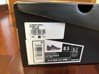 Scarpe sneakers UNDER ARMOUR PROJECT ROCK 6 Nuove