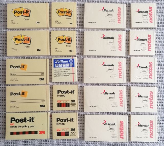 20 block de Notas Adhesivas