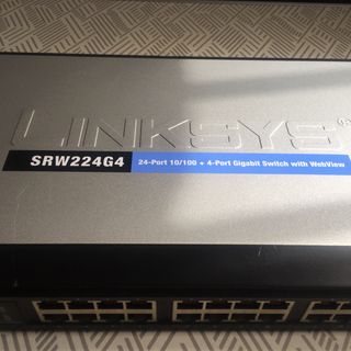 Switch Cisco Linksys SRW224G4 24 Puertos