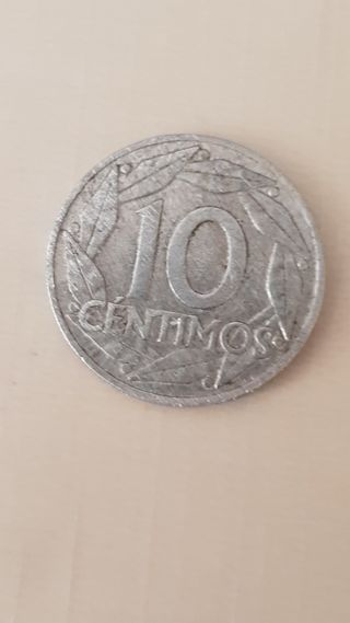 Moneda 10 céntimos franco 1959