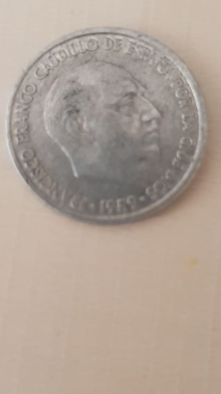 Moneda 10 céntimos franco 1959