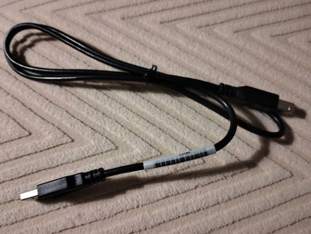 Cable impresora negro