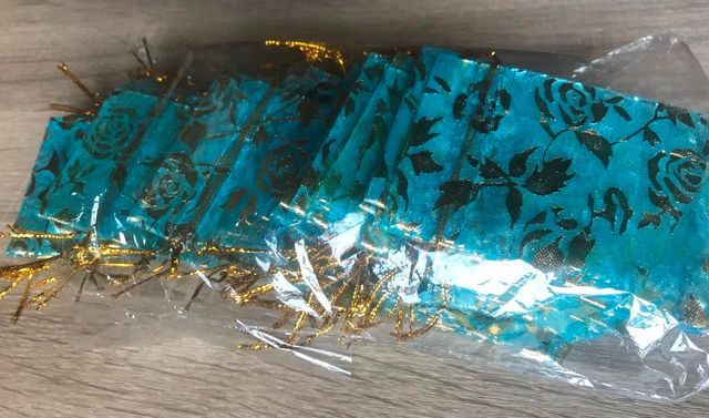 Bolsitas de gasa para regalos 6.5x9 cm lote de 50