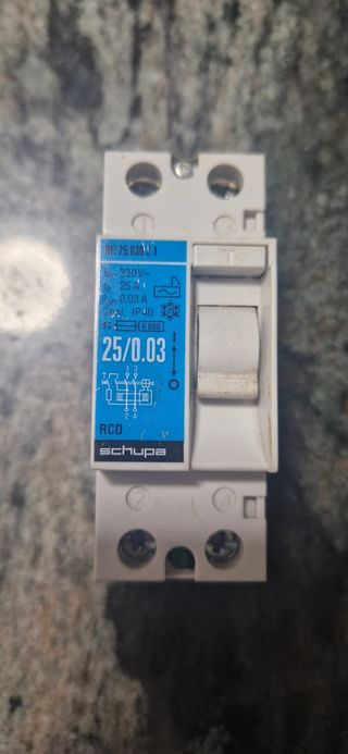 Interruptor, diferencial, automáticos, contactor