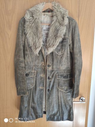 Abrigo piel