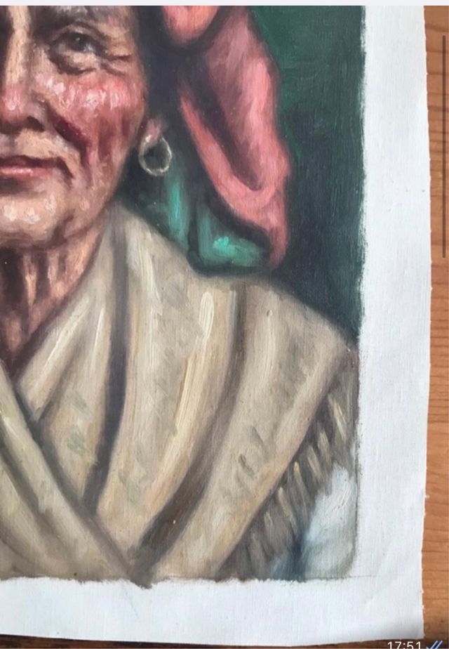 Dos pinturas de Abuelas Italianas