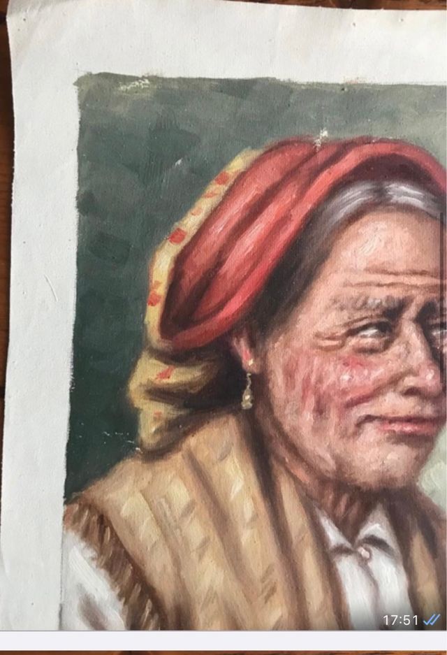 Dos pinturas de Abuelas Italianas