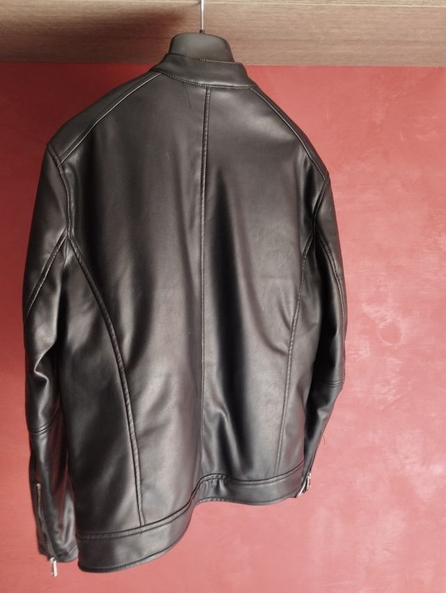 Giacca ecopelle uomo