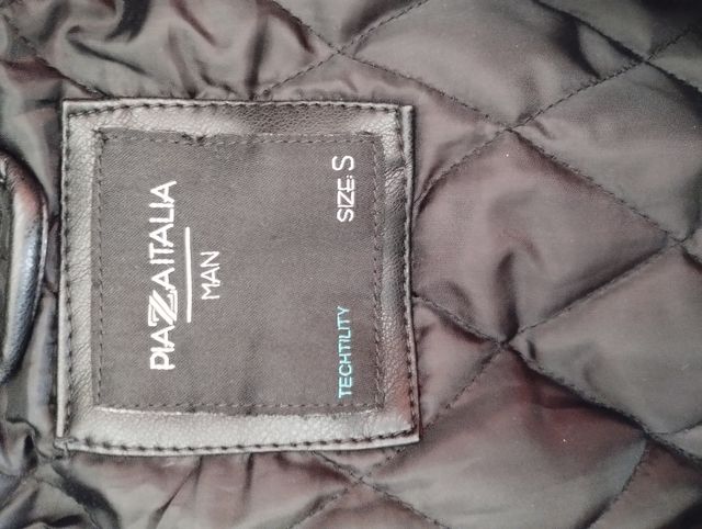 Giacca ecopelle uomo