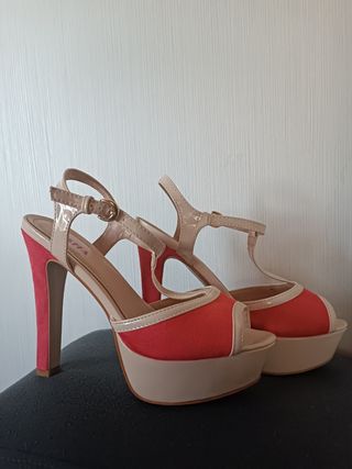 Sandalias tacón y plataforma 