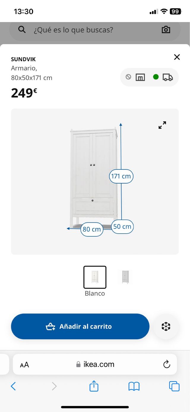 Armario infantil Ikea. Nuevo 249 euros