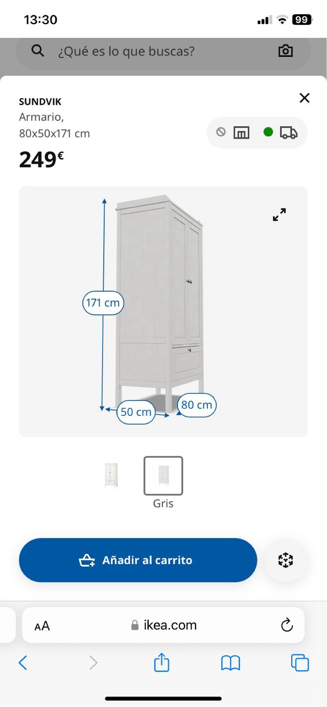 Armario infantil Ikea. Nuevo 249 euros