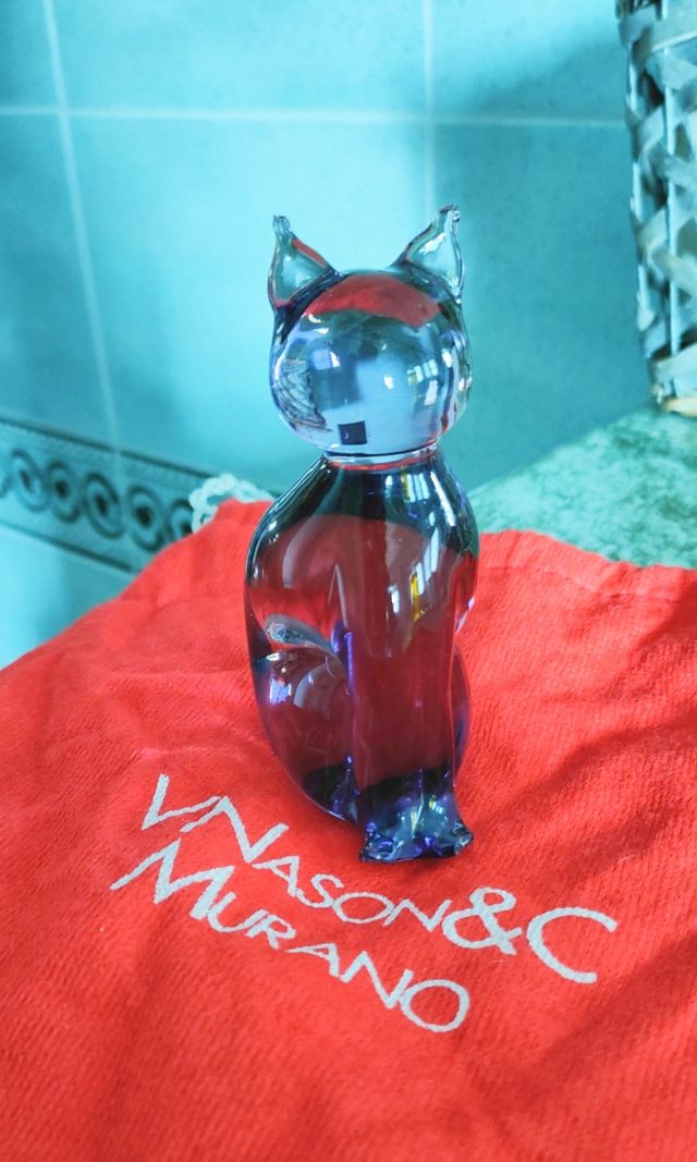 Gatto in vetro VNason&C Murano