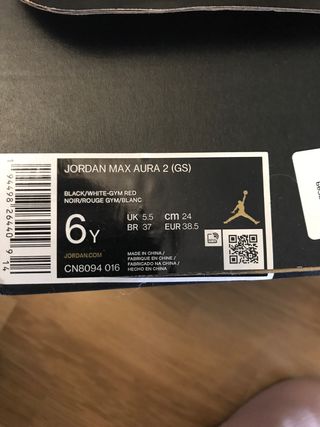 Zapatos Jordan max aura 2 