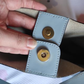 Borsa a spalla azzurro pastello/confett