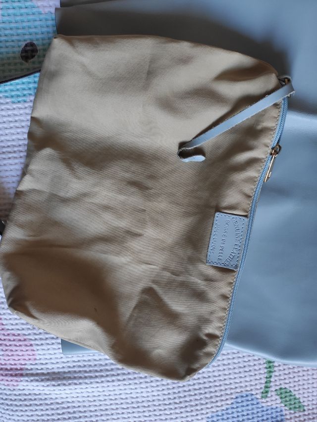 Borsa a spalla azzurro pastello/confett