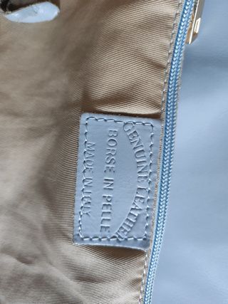 Borsa a spalla azzurro pastello/confett