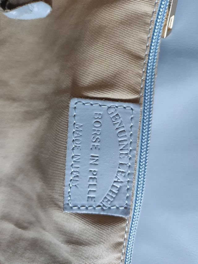 Borsa a spalla azzurro pastello/confett