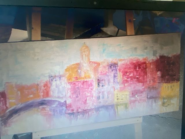 Cuadros de Girona de colores