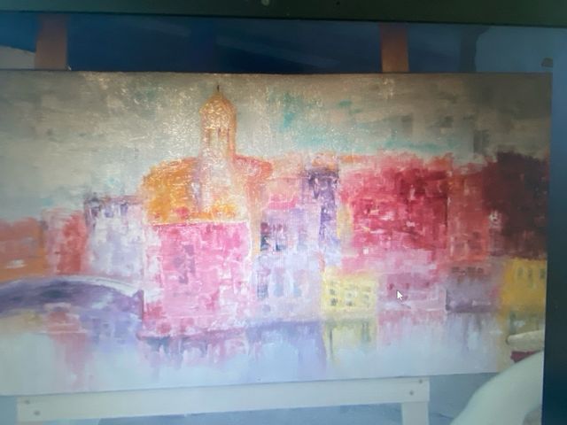 Cuadros de Girona de colores