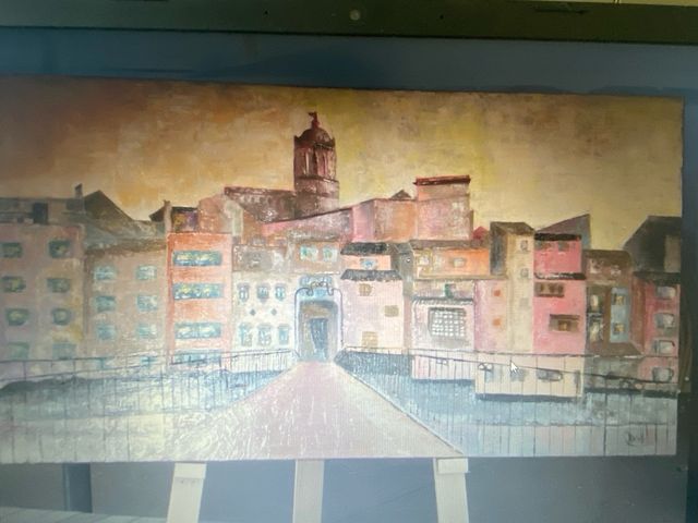 Cuadros de Girona de colores