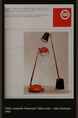 Lampada vintage Lampette Space Age